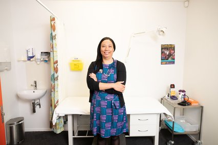 Dr Mary Toloa in her consultation room