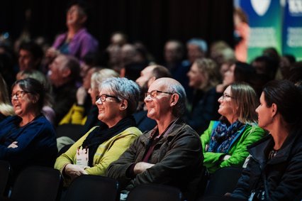 Dr Sandra Jessop and colleague enough the College's annual conference