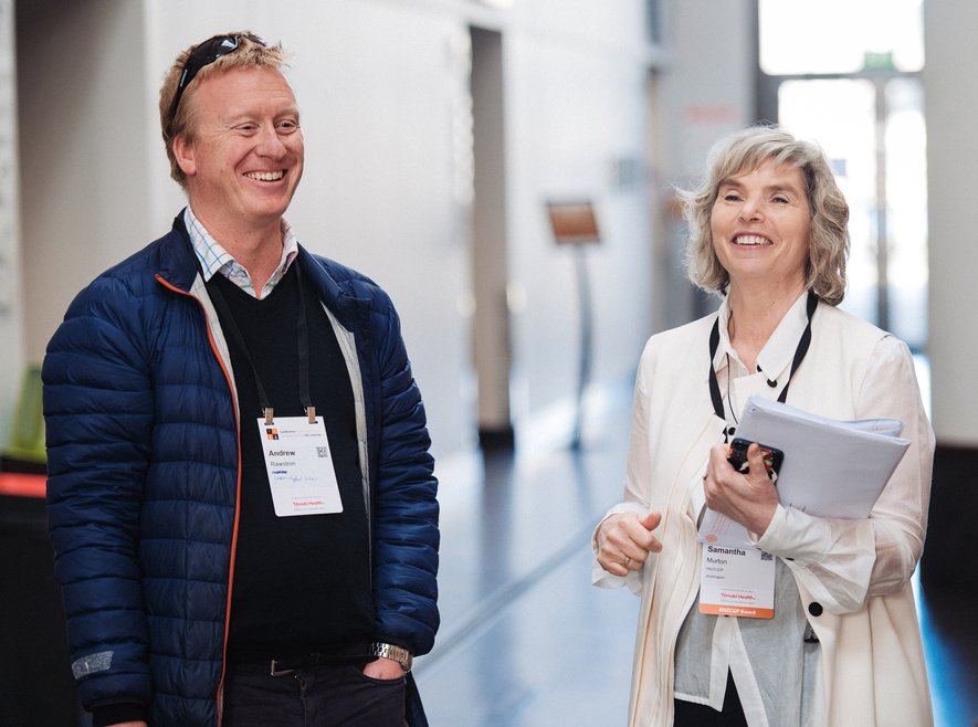 Dr Andrew Rawstron and Dr Samantha Murton